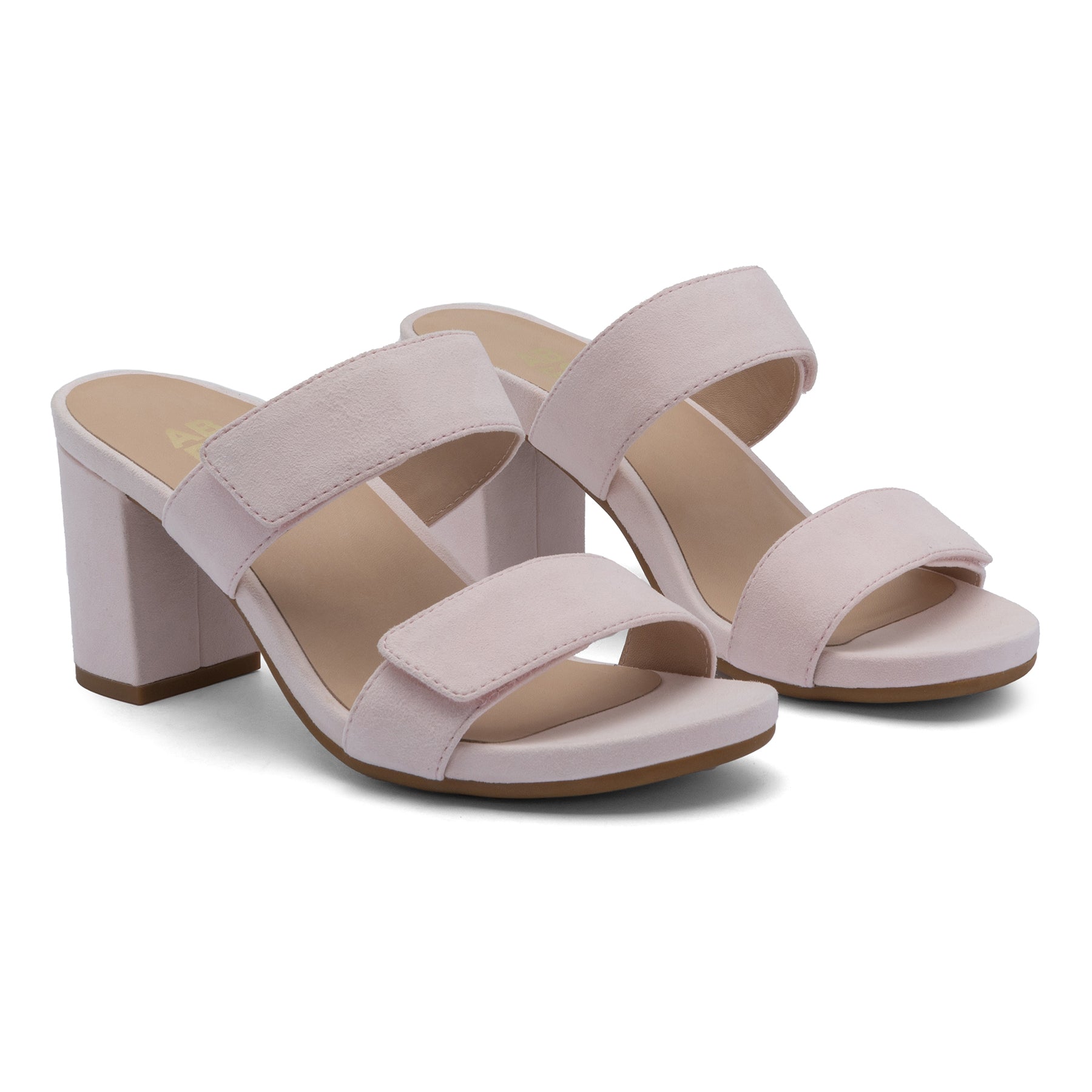 ABEO Footwear Tempo Slide Metatarsal Pink Suede