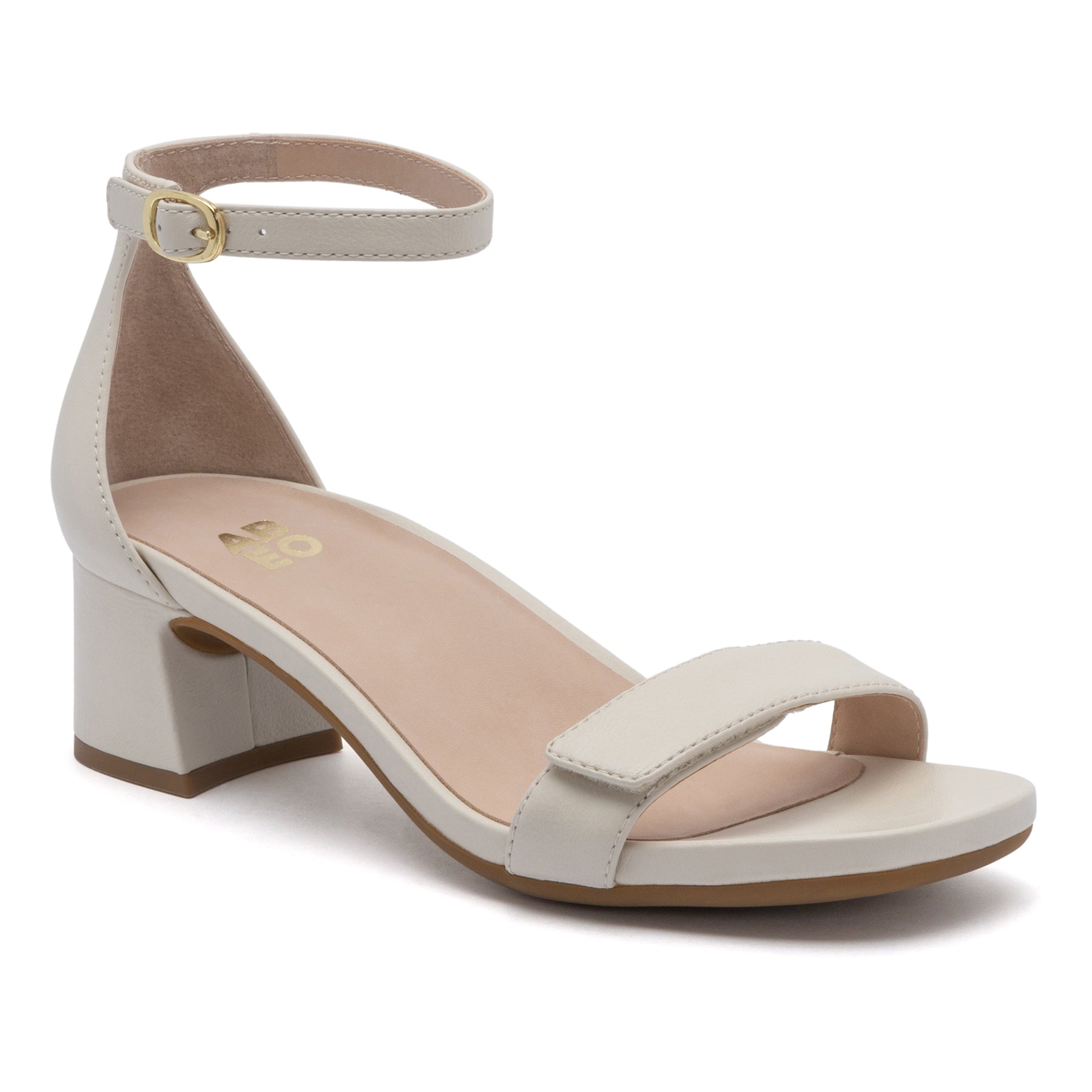 ABEO Footwear Avenue Strap Metatarsal Off White Leather
