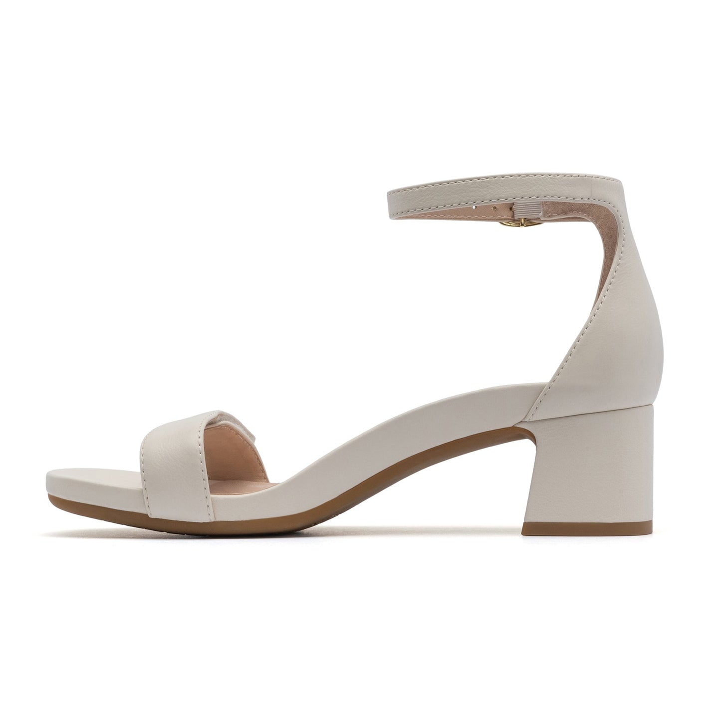 ABEO Footwear Avenue Strap Metatarsal Off White Leather