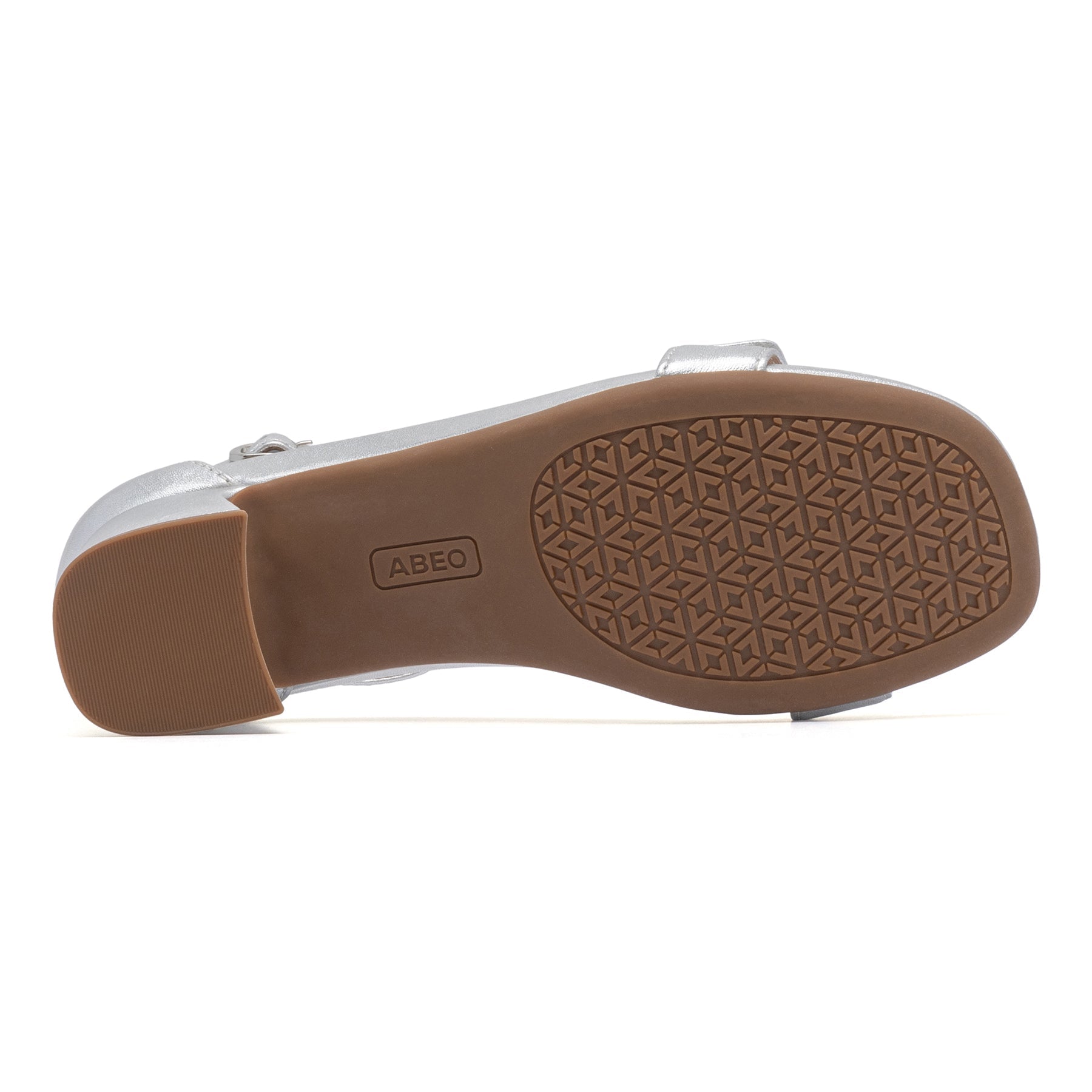 ABEO Footwear Avenue Strap Metatarsal Silver Leather