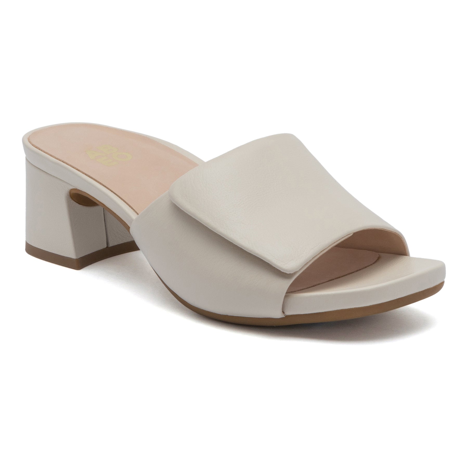 ABEO Footwear Avenue Slide Metatarsal Off White Leather