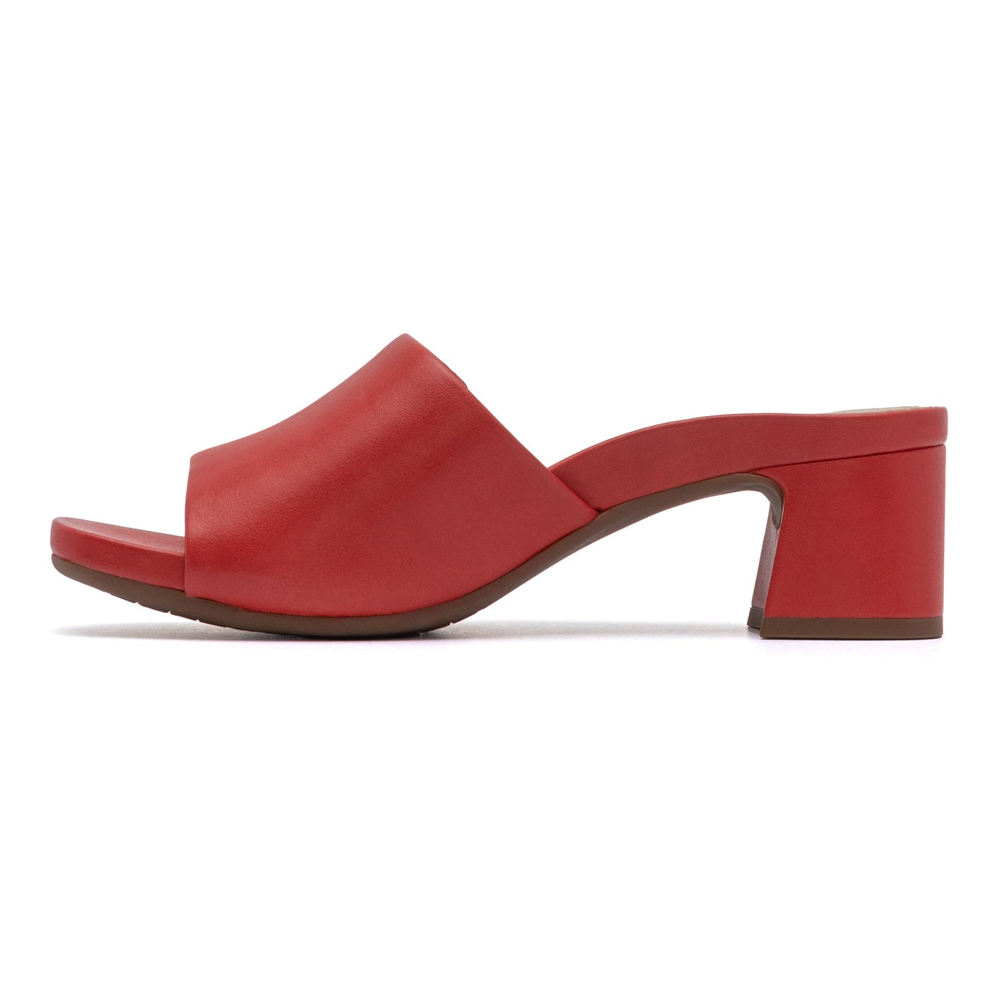 ABEO Footwear Avenue Slide Metatarsal Red Leather