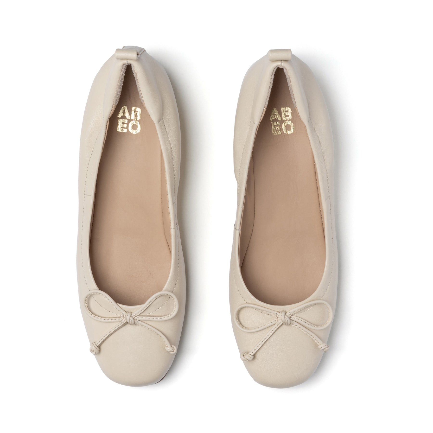 ABEO Footwear Cadence Bow Metatarsal Off White Leather