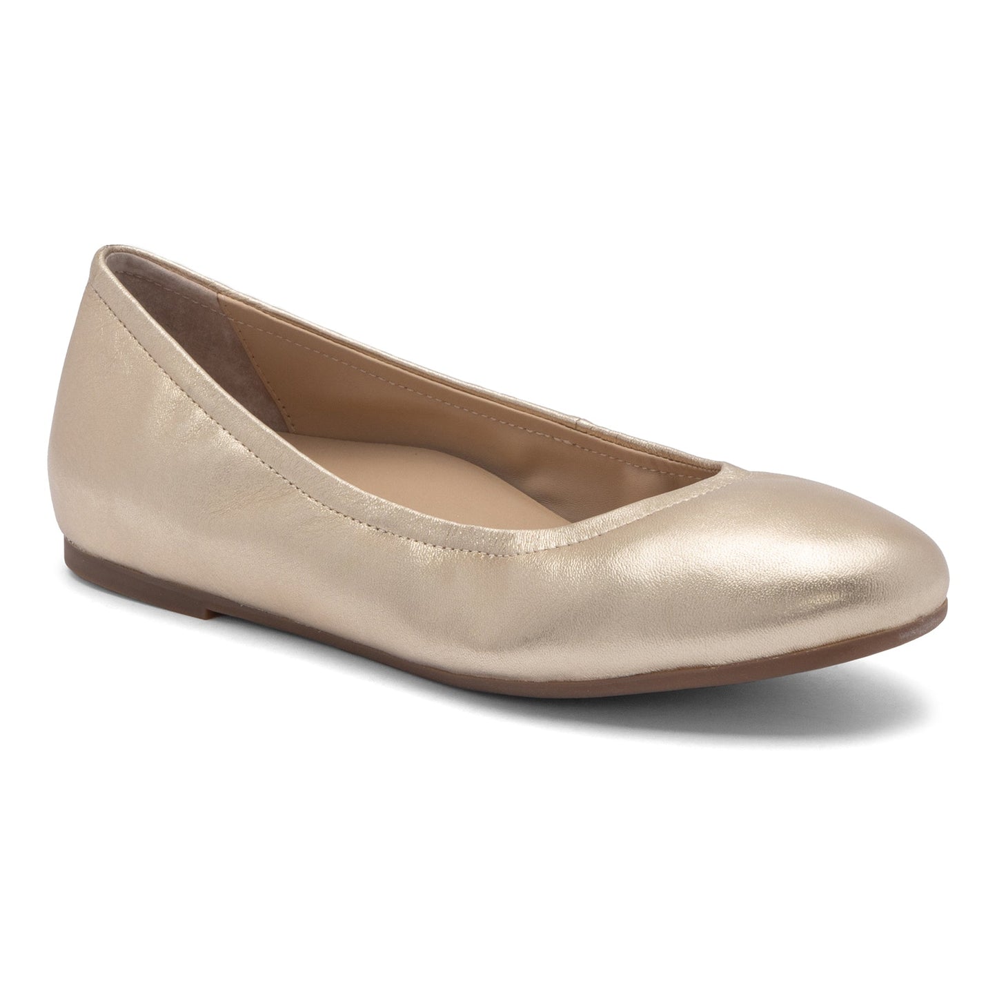 ABEO Footwear Promenade Flat Metatarsal Gold