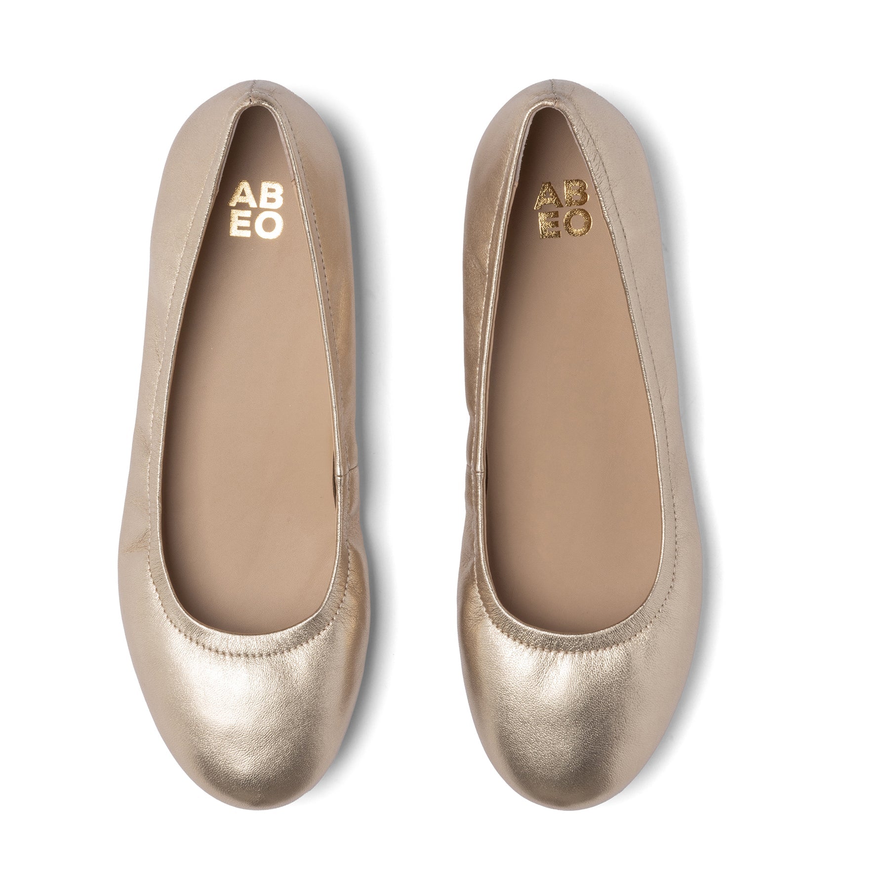 ABEO Footwear Promenade Flat Metatarsal Gold
