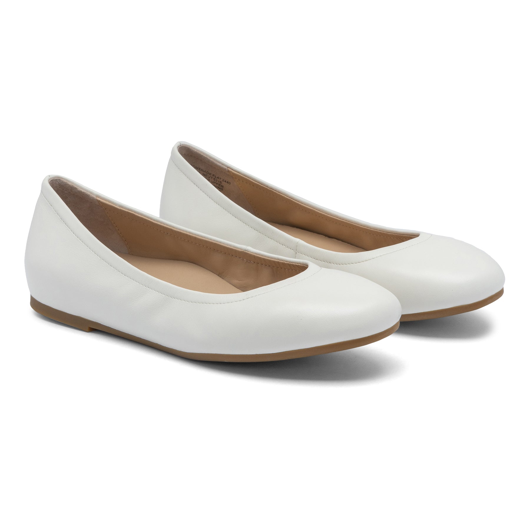 ABEO Footwear Promenade Flat Metatarsal White