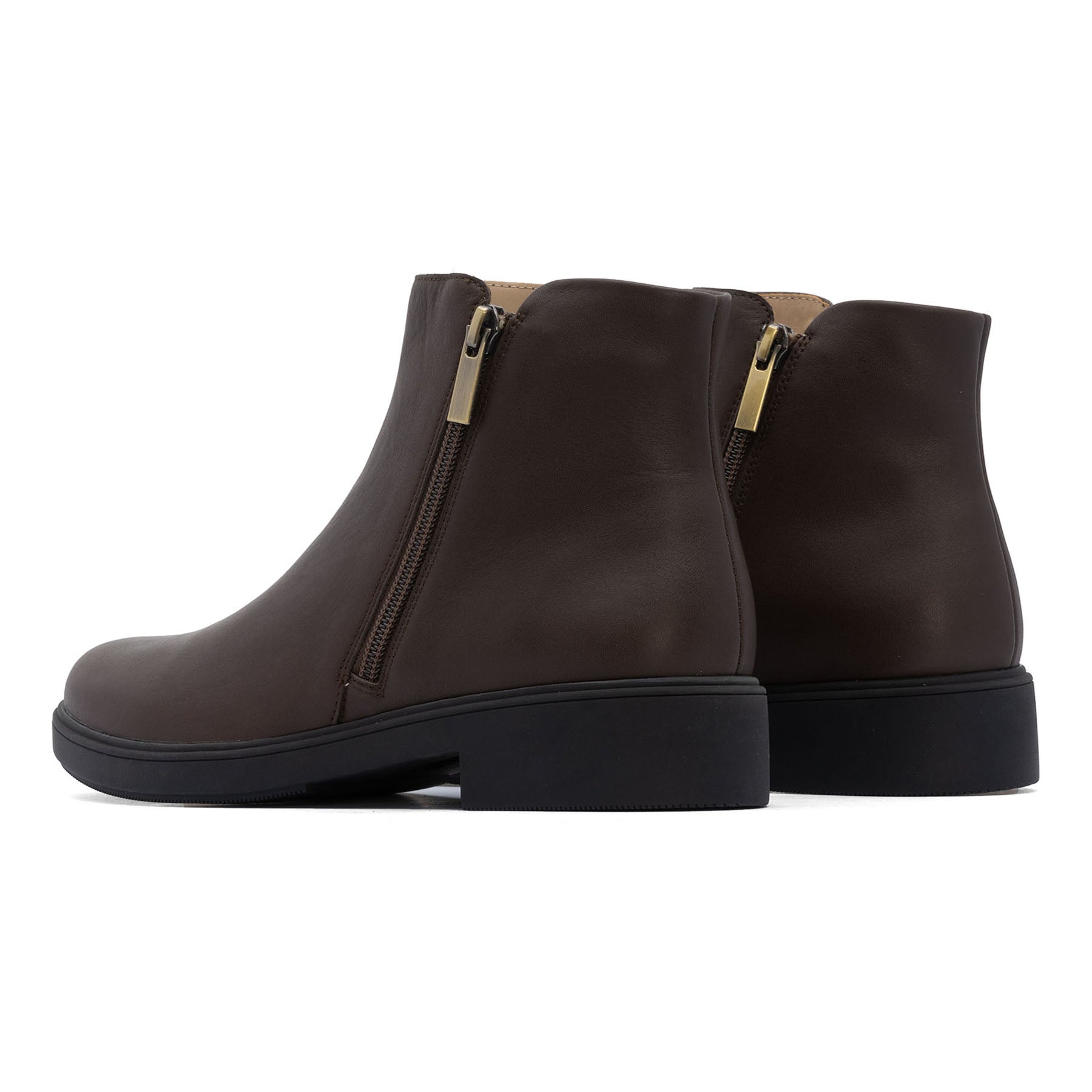 ABEO Footwear Compass Zip Metatarsal Dark Brown