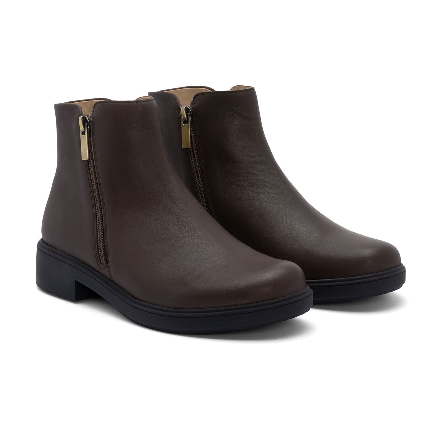 ABEO Footwear Compass Zip Metatarsal Dark Brown