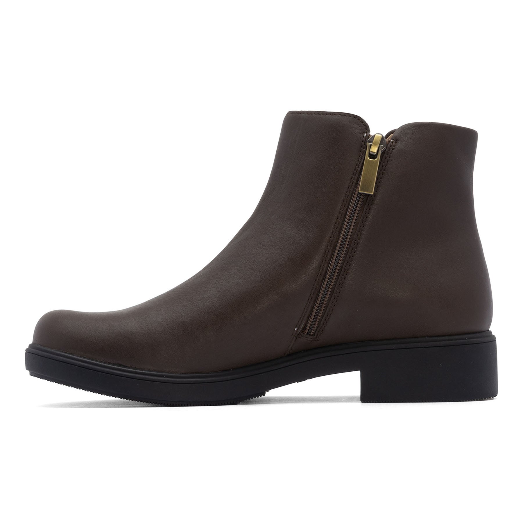 ABEO Footwear Compass Zip Metatarsal Dark Brown