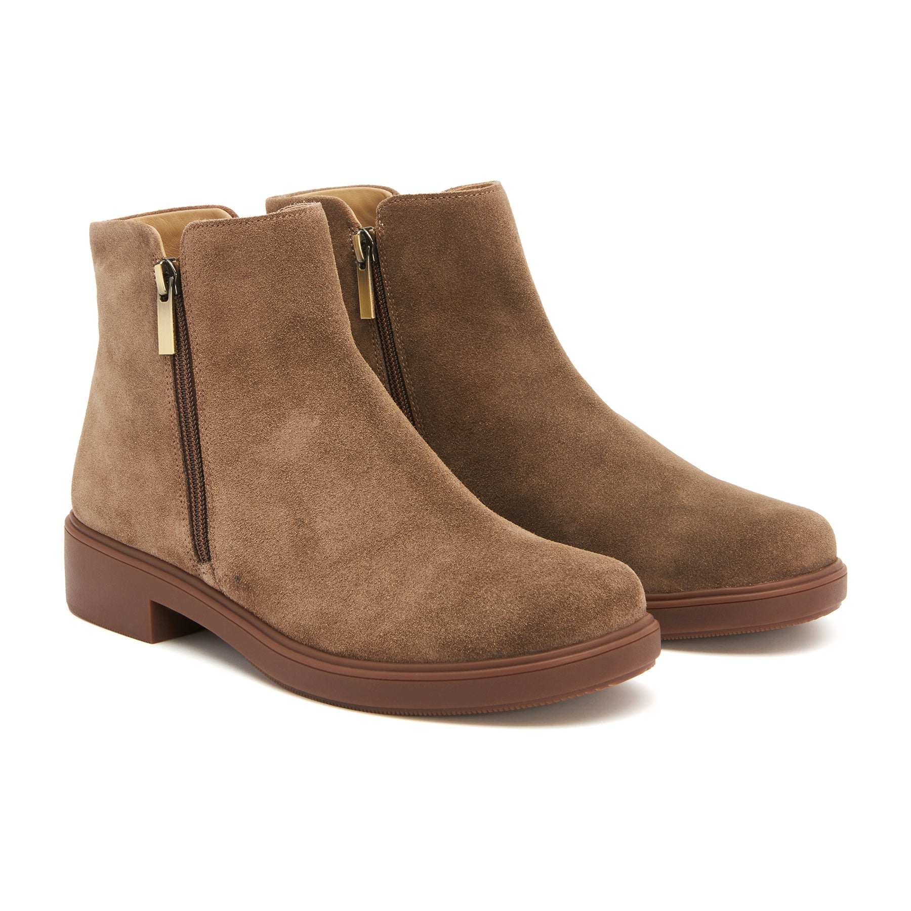 ABEO Footwear Compass Zip Metatarsal Dark Taupe