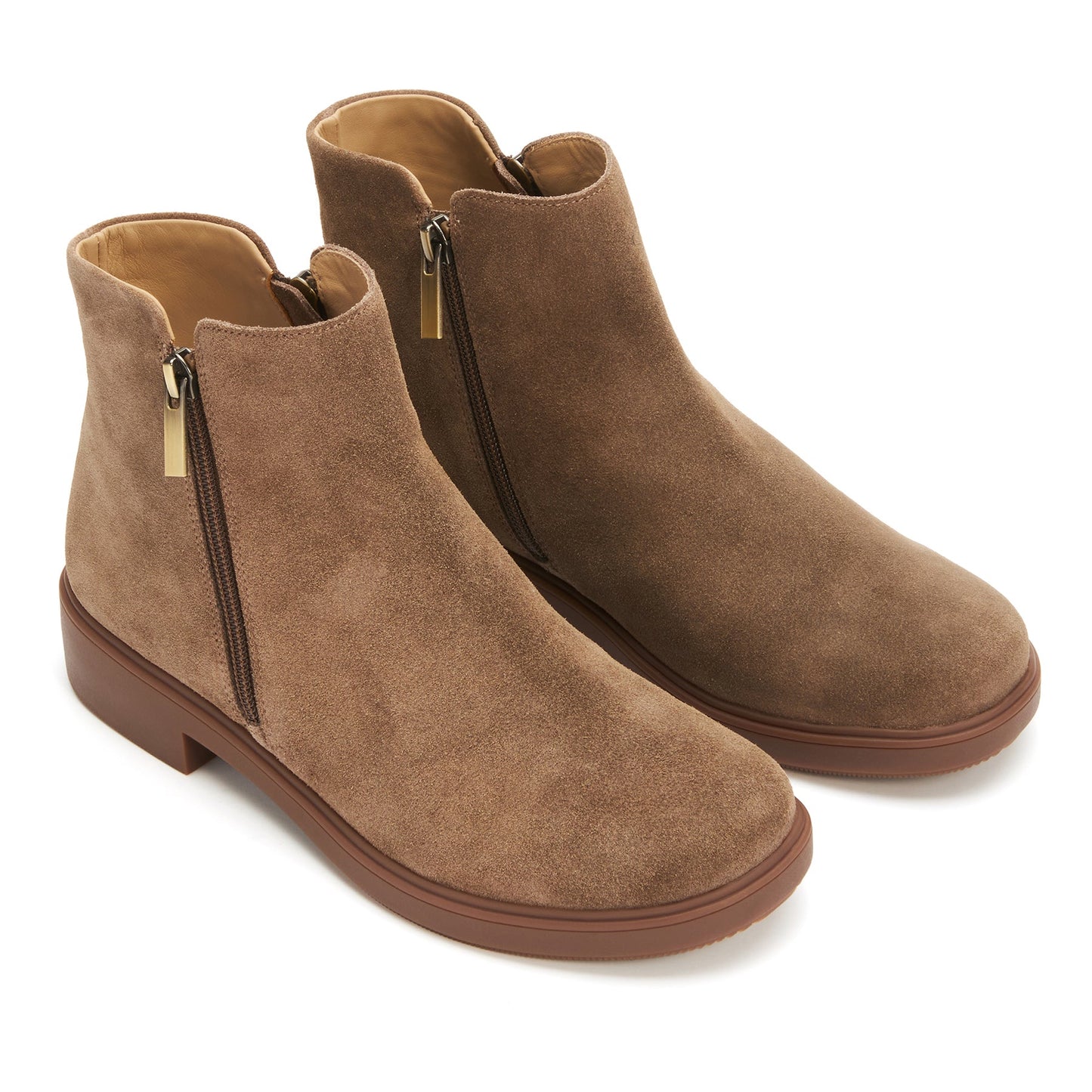 ABEO Footwear Compass Zip Metatarsal Dark Taupe