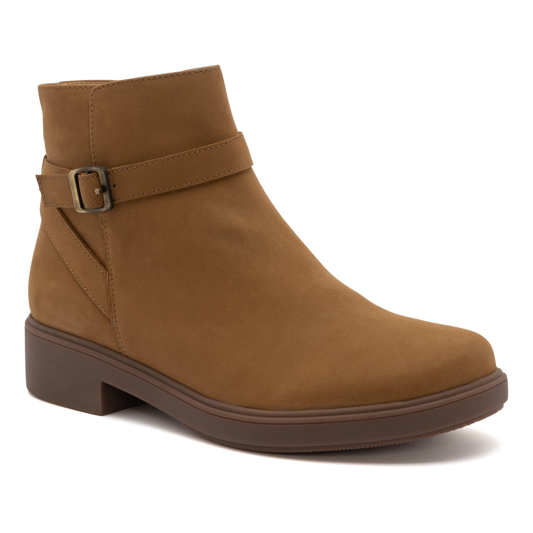 ABEO Footwear Compass Buckle Metatarsal Tan Nubuck
