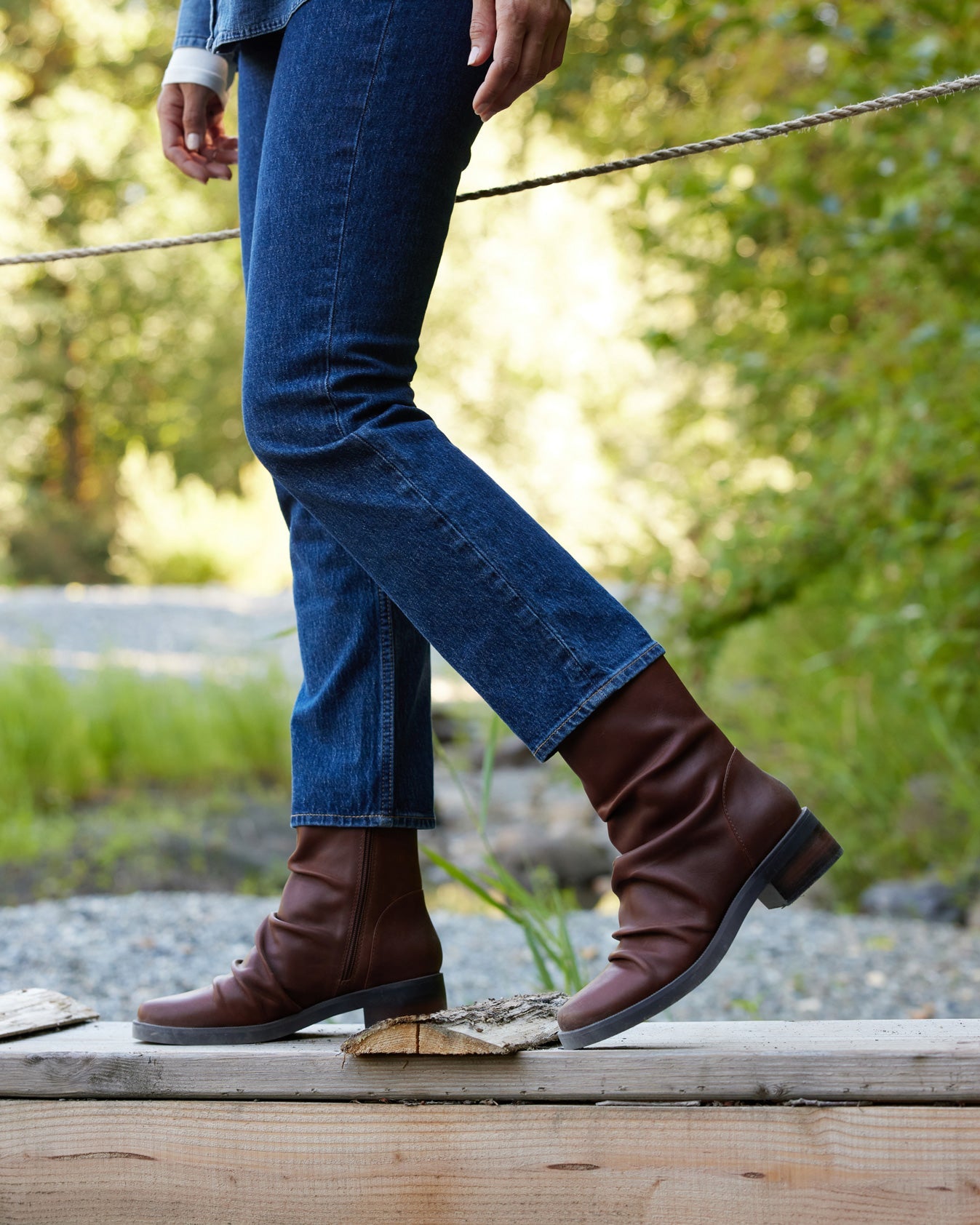 ABEO Footwear Traverse Scrunch Metatarsal Brown