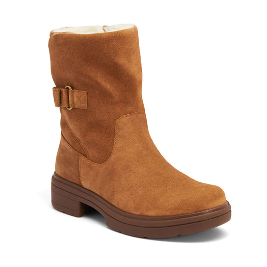 ABEO Footwear Vista Mid Boot Metatarsal Dark Tan