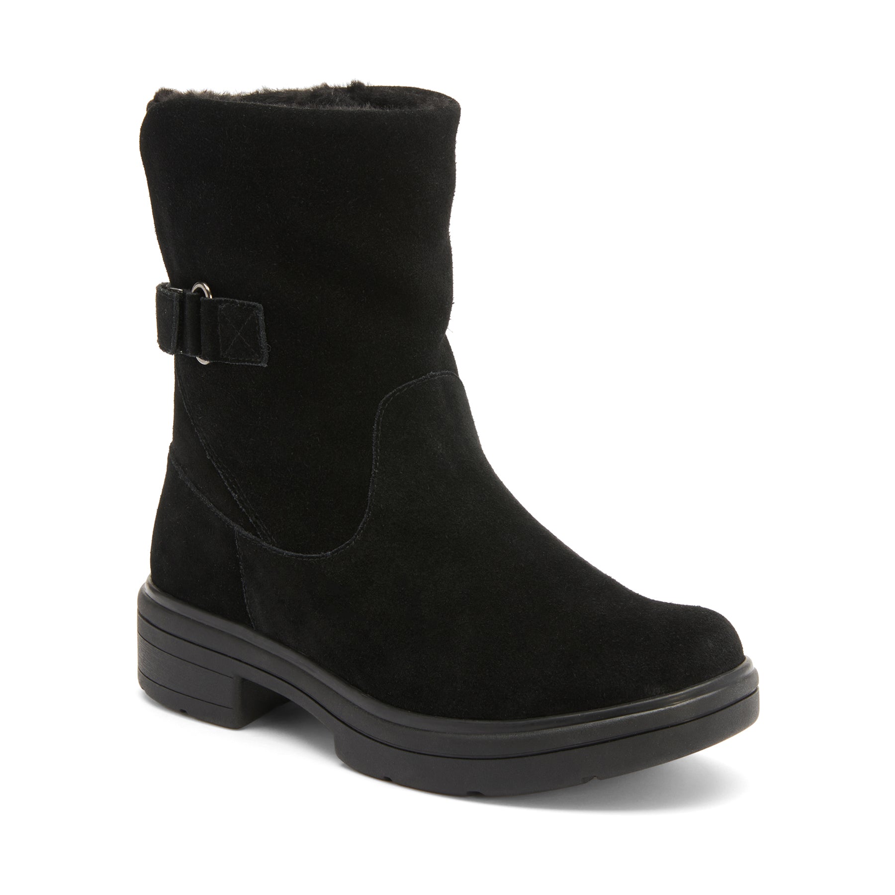 ABEO Footwear Vista Mid Boot Metatarsal Black Suede