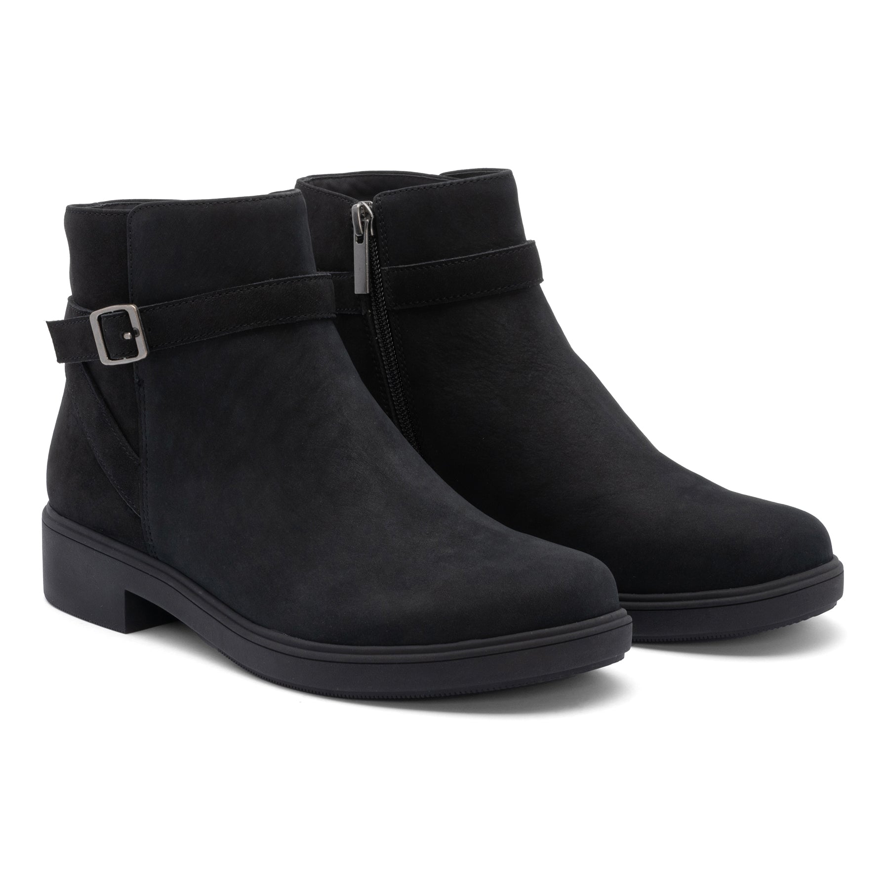 ABEO Footwear Compass Buckle Metatarsal Black Nubuck