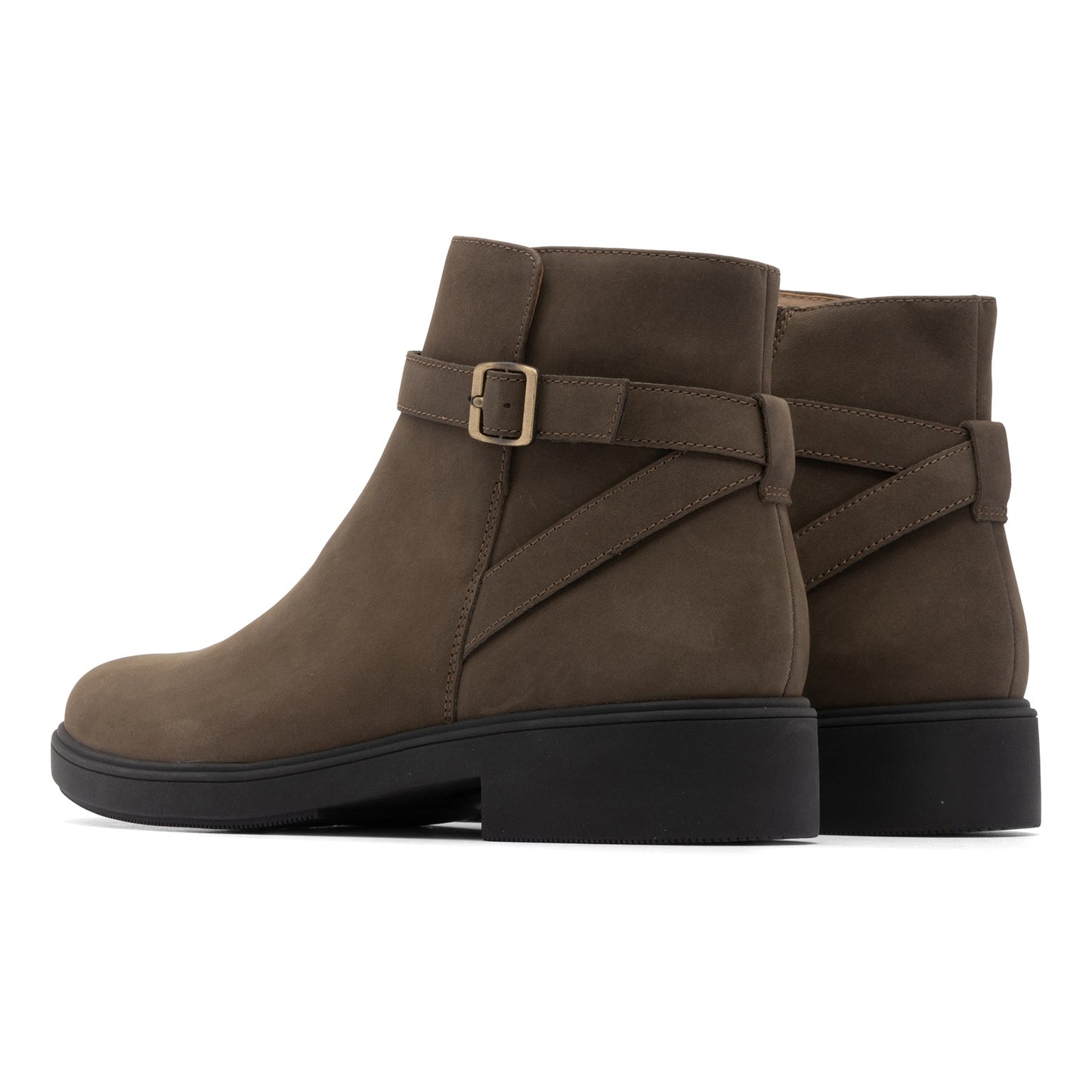 ABEO Footwear Compass Buckle Metatarsal Olive Nubuck