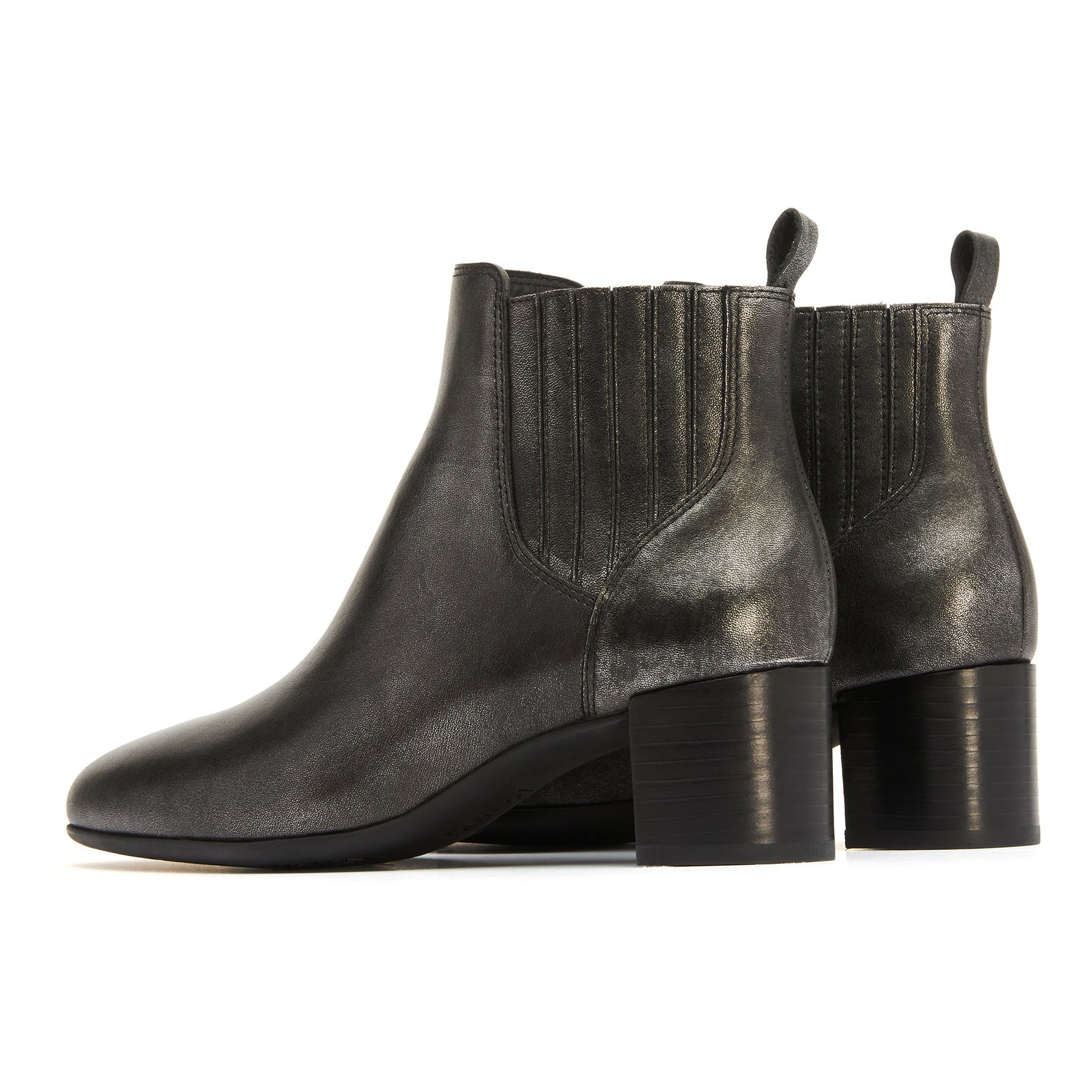 ABEO Footwear Plaza Chelsea Metatarsal Silver Metallic