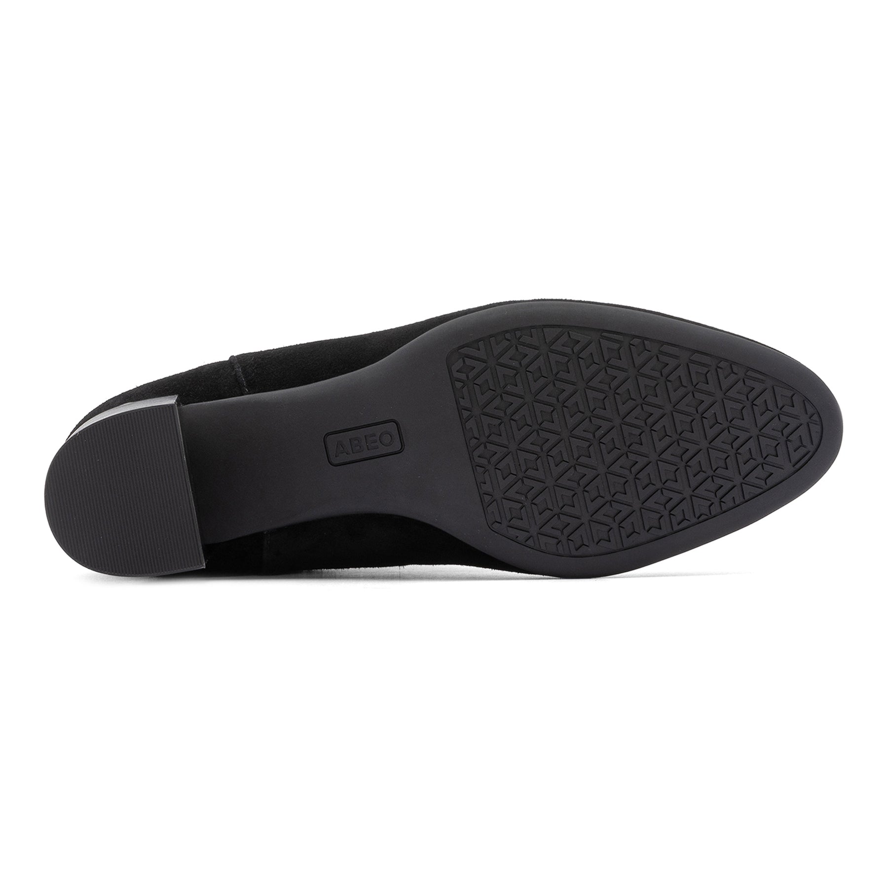 ABEO Footwear Plaza Back Zip Metatarsal Black Suede