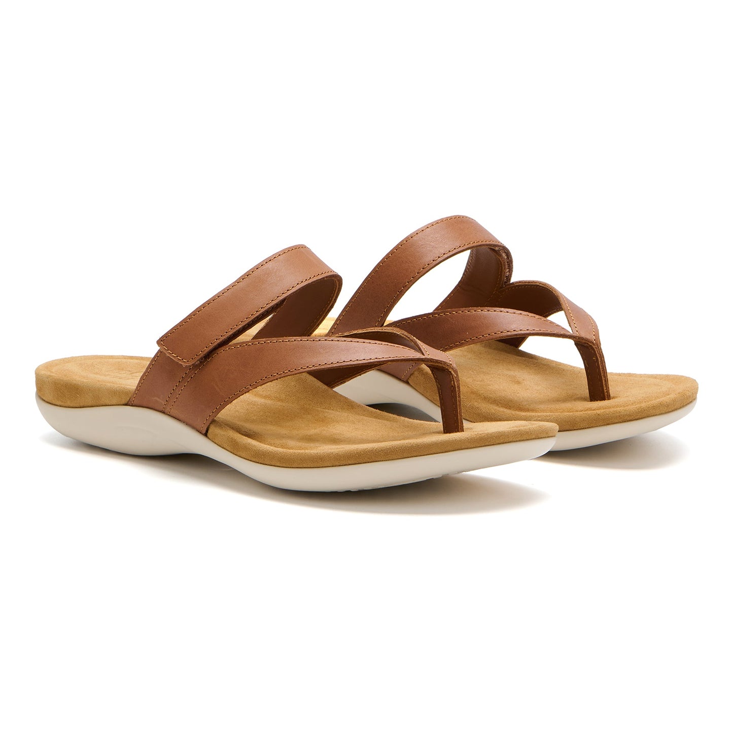 ABEO Footwear Oasis Thong Sandal Metatarsal Caramel