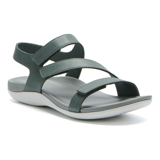 ABEO Footwear Oasis Sandal Metatarsal Castor Grey