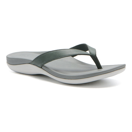 ABEO Footwear Oasis Flip Flop Metatarsal Castor Grey
