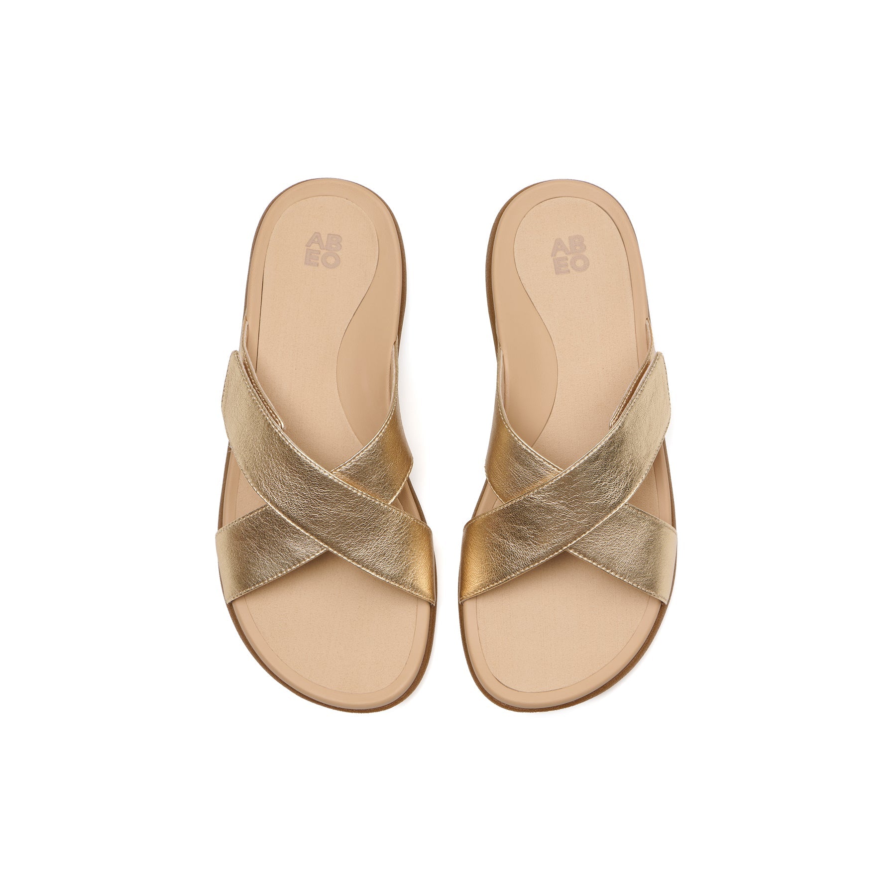 ABEO Footwear Laguna Slide Metatarsal Gold