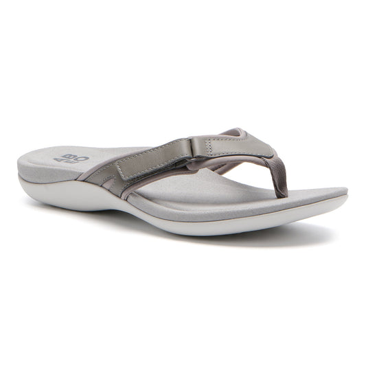 ABEO Footwear Oasis Sport Flip Flop Metatarsal Nickel