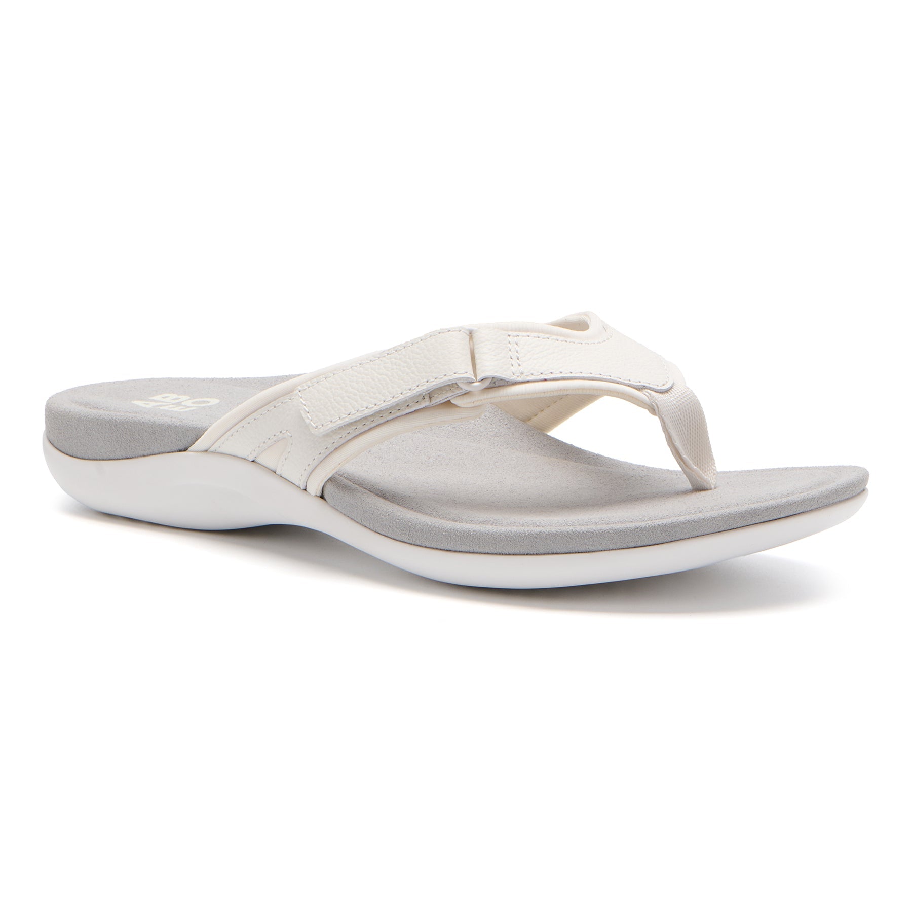 ABEO Footwear Oasis Sport Flip Flop Metatarsal White