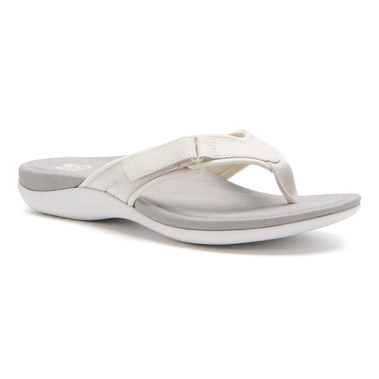 ABEO Footwear Oasis Sport Flip Flop Metatarsal White
