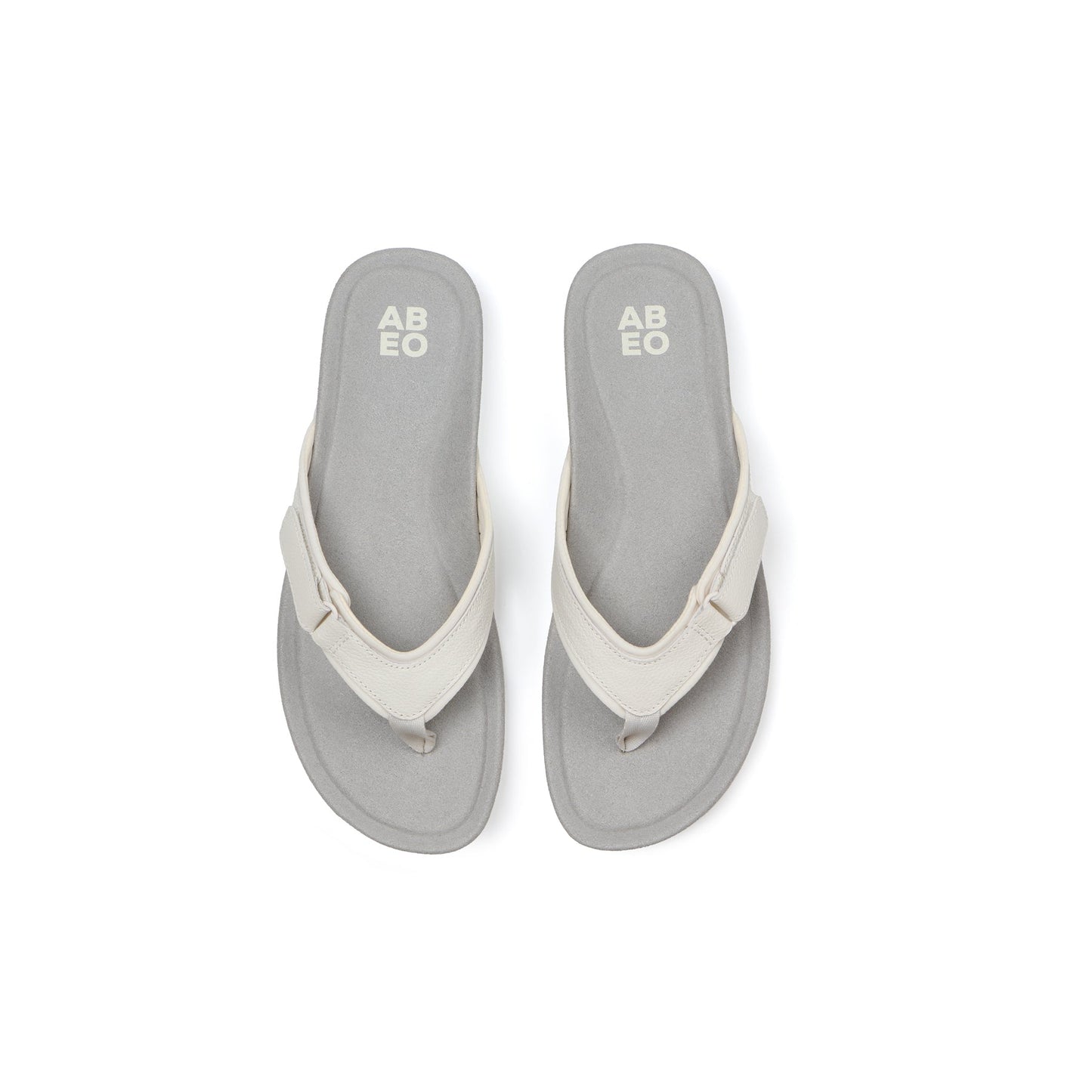 ABEO Footwear Oasis Sport Flip Flop Metatarsal White