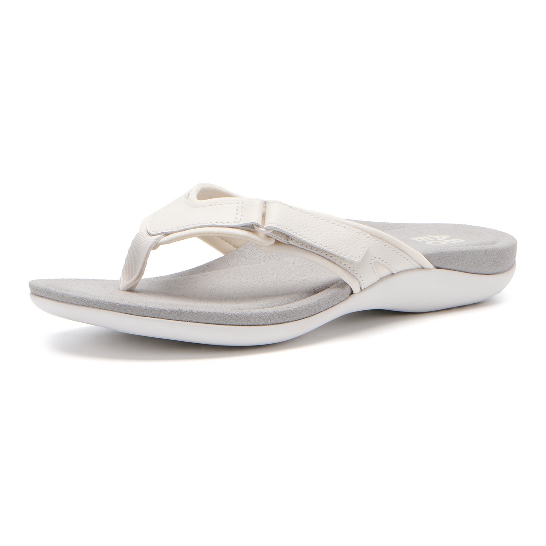ABEO Footwear Oasis Sport Flip Flop Metatarsal White