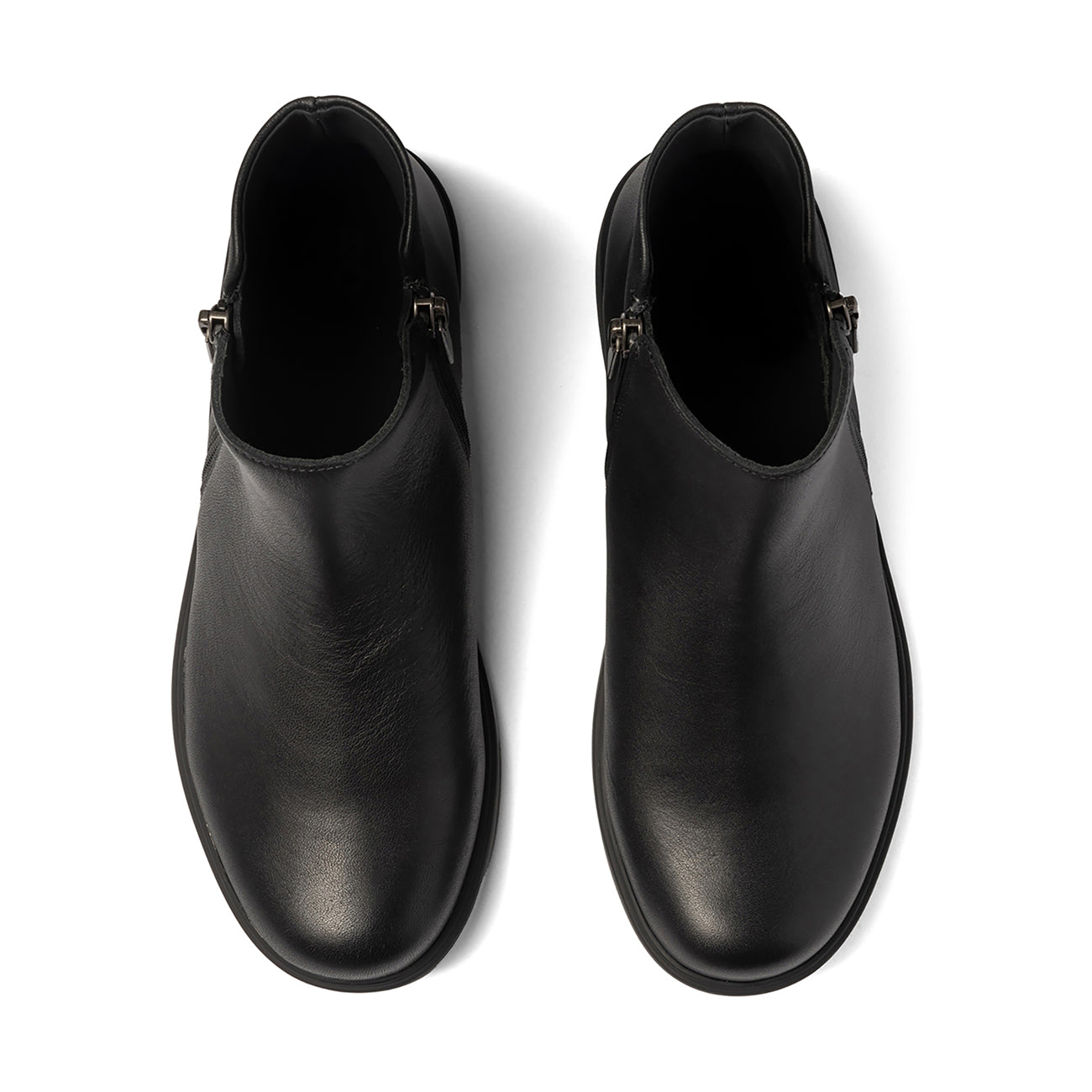 ABEO Footwear Compass Zip Black Leather