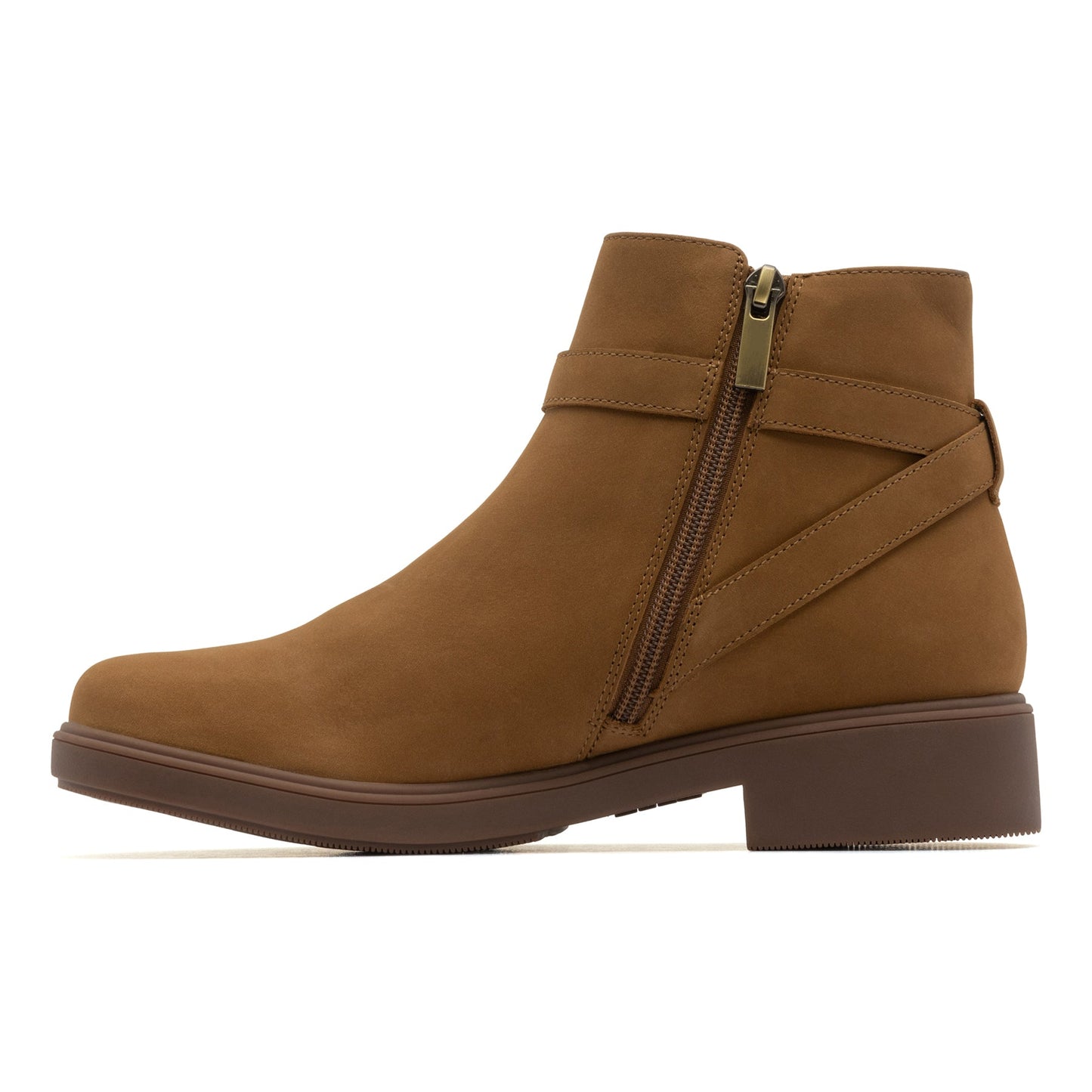 ABEO Footwear Compass Buckle Tan Nubuck