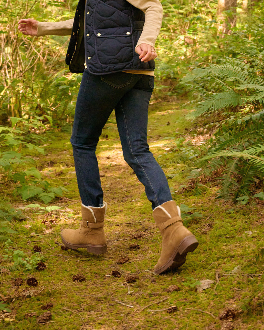ABEO Footwear Vista Mid Boot Dark Tan