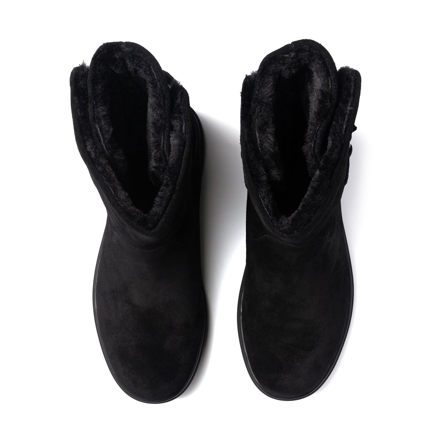 ABEO Footwear Vista Mid Boot Black Suede