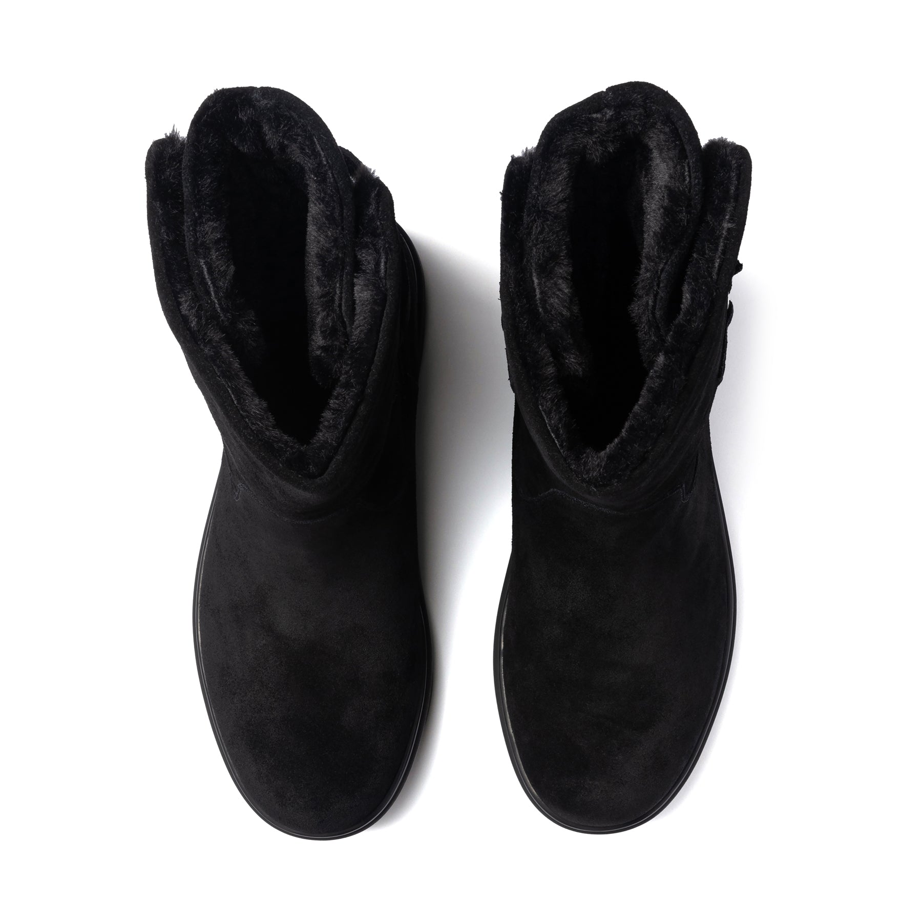 ABEO Footwear Vista Mid Boot Black Suede
