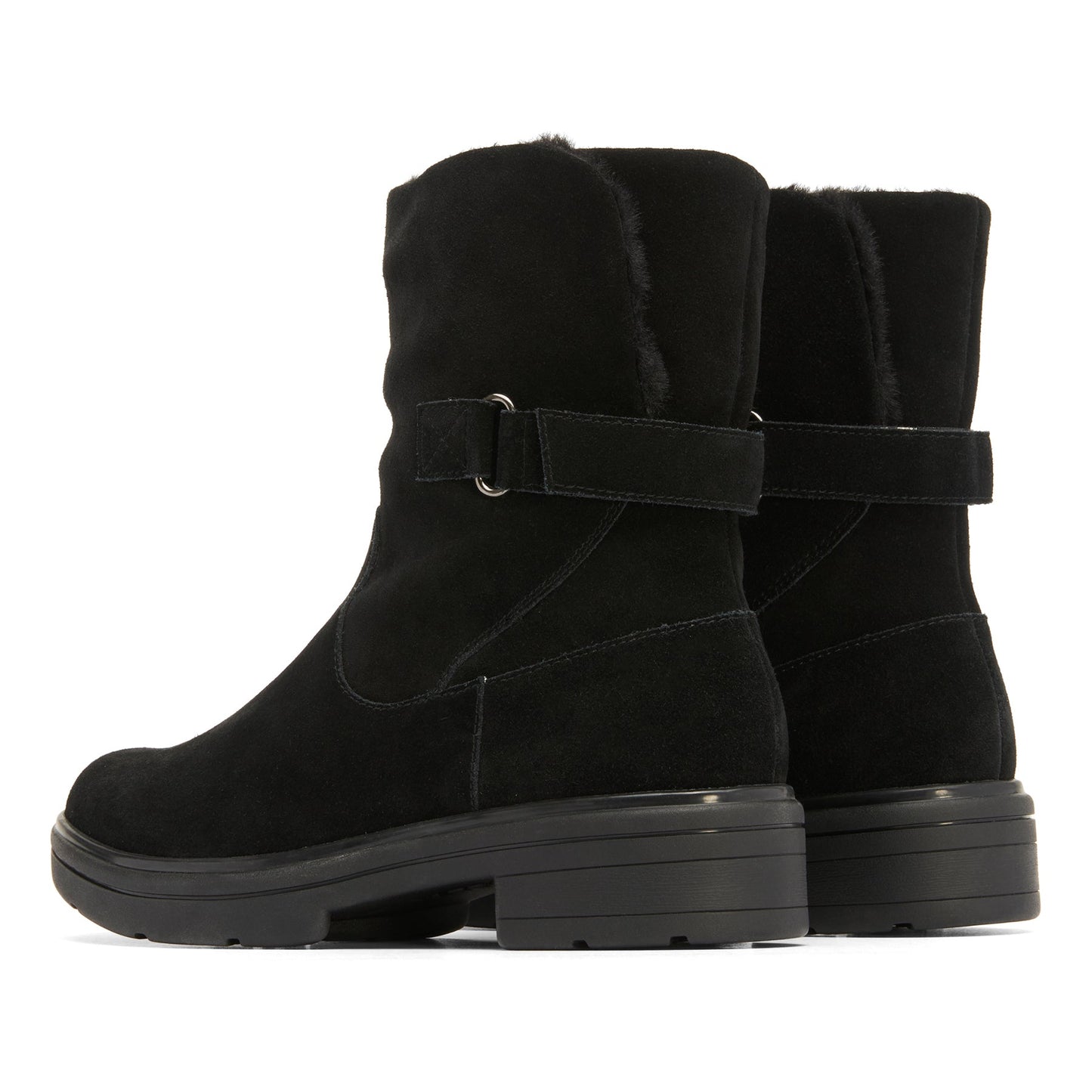 ABEO Footwear Vista Mid Boot Black Suede