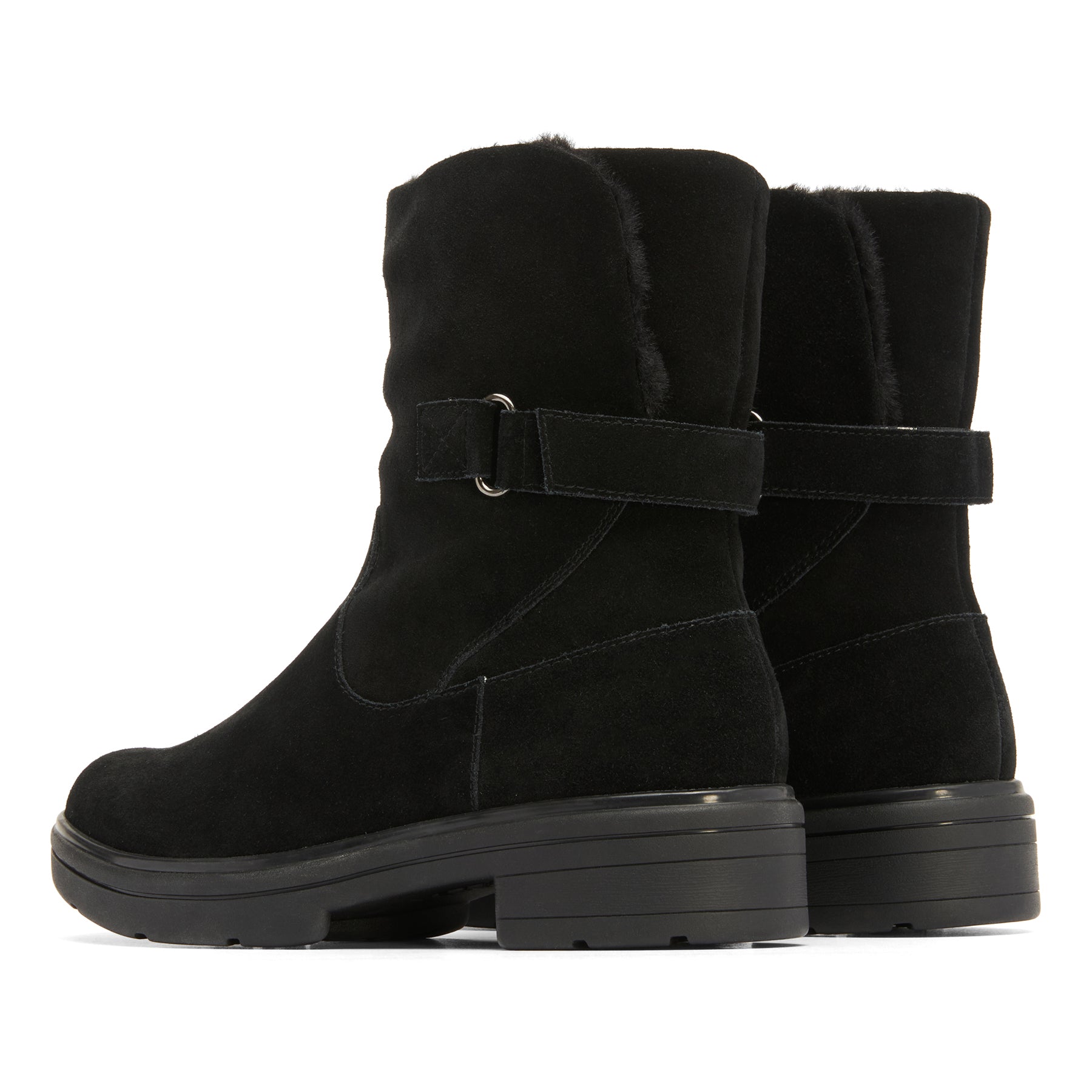 ABEO Footwear Vista Mid Boot Black Suede