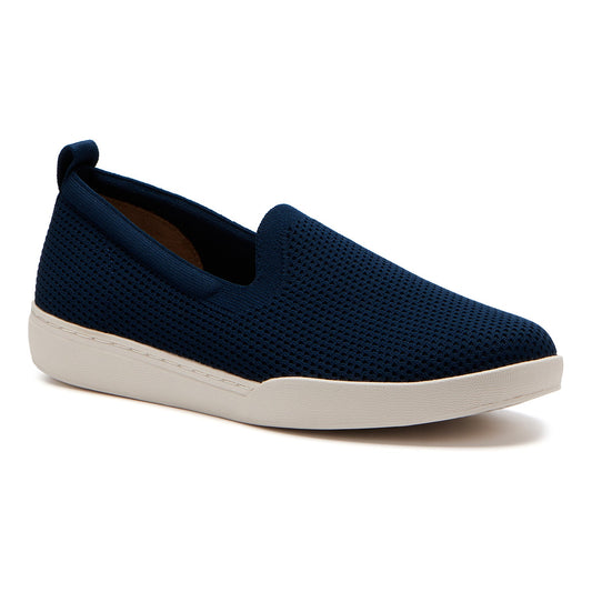 ABEO Footwear Encore Knit Slip On Blue