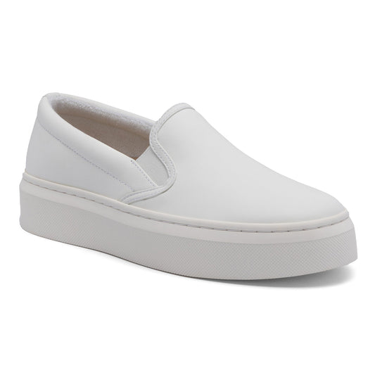 ABEO Footwear Jumpstreet Slip On White Leather