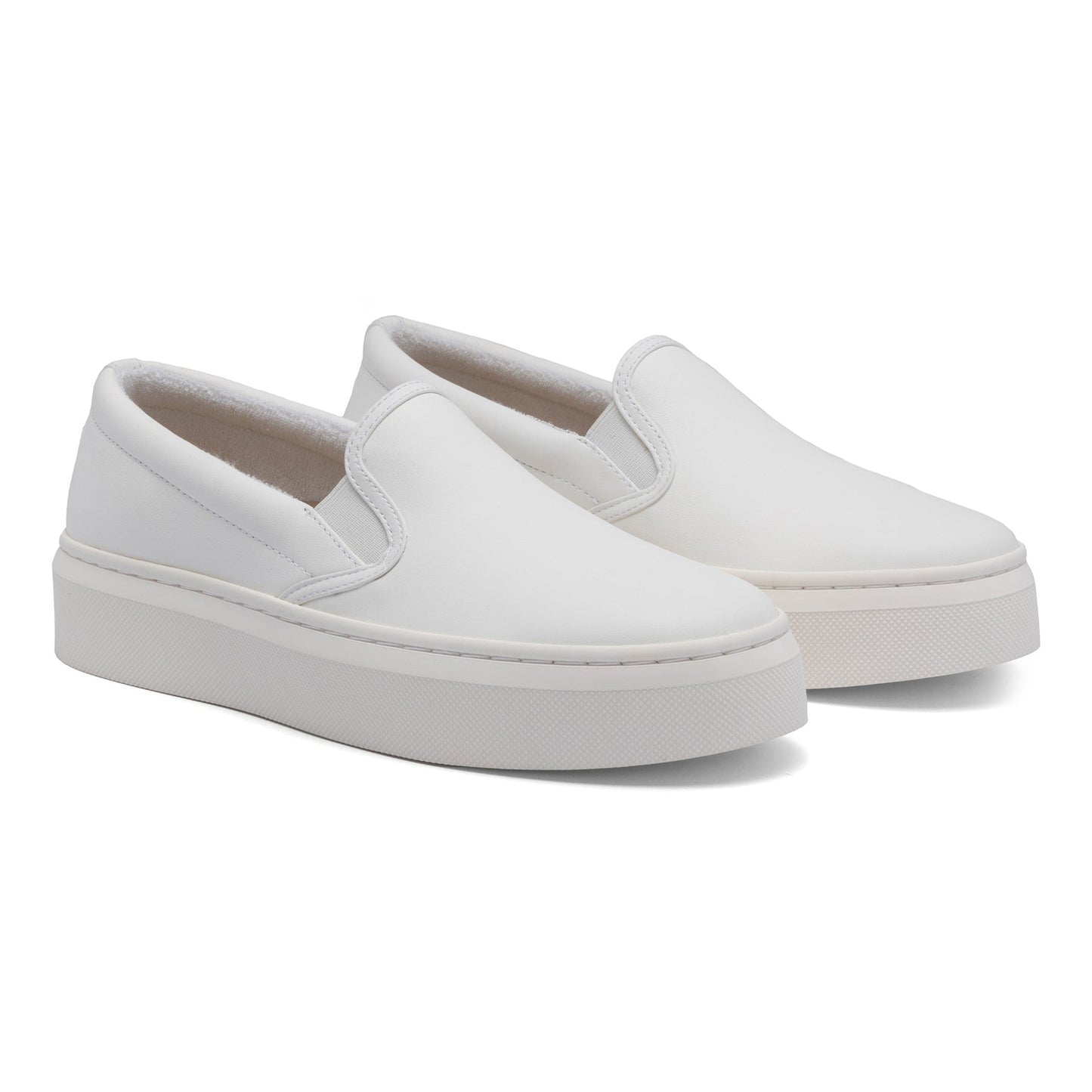 ABEO Footwear Jumpstreet Slip On White Leather