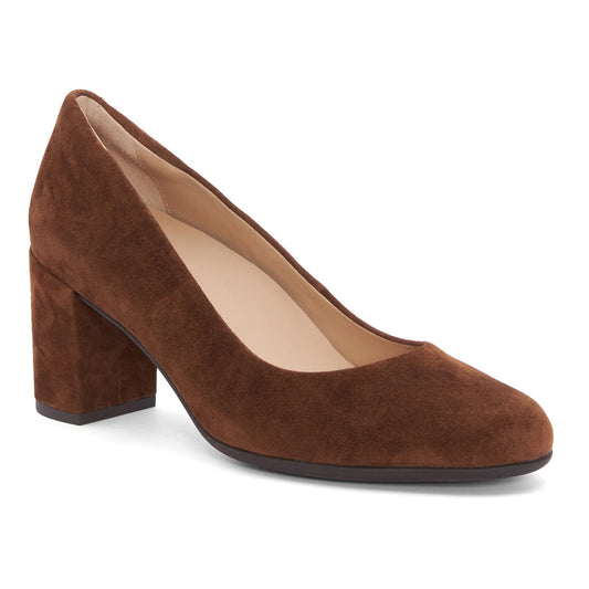 ABEO Footwear Tempo Pump Metatarsal Caramel Suede