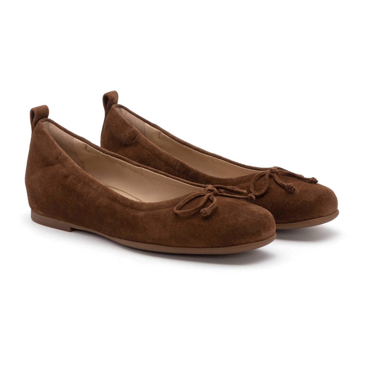 ABEO Footwear Cadence Bow Metatarsal Caramel Suede