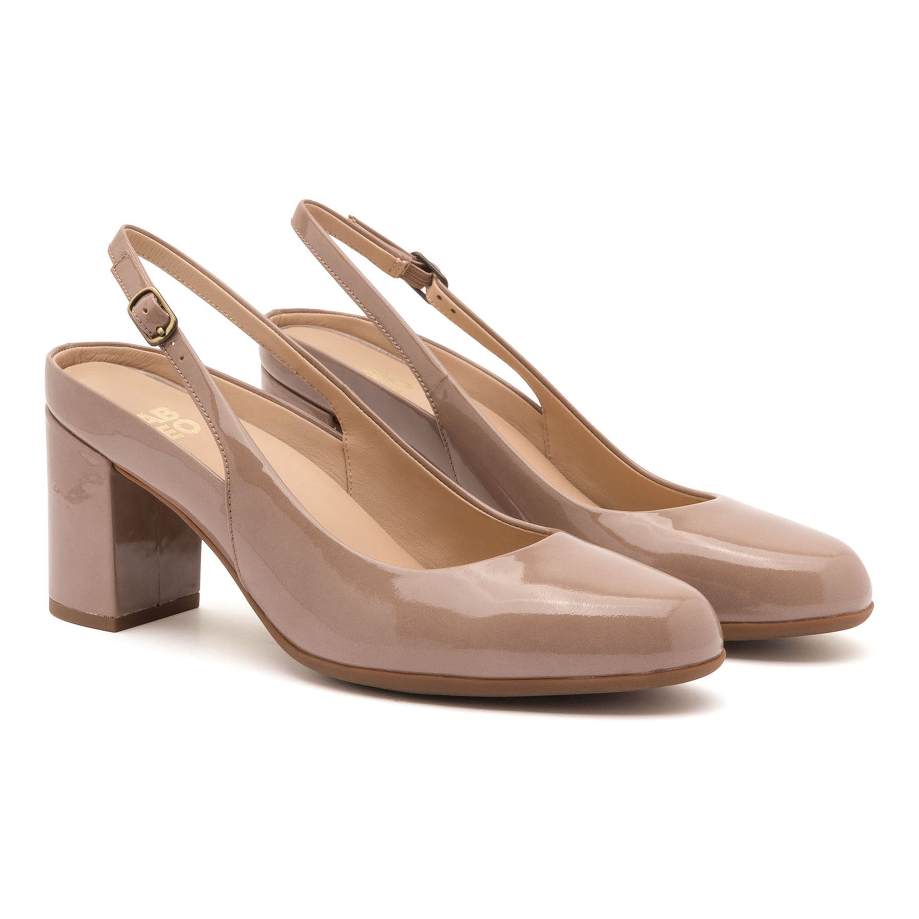 ABEO Footwear Tempo Slingback Metatarsal Tan Pat