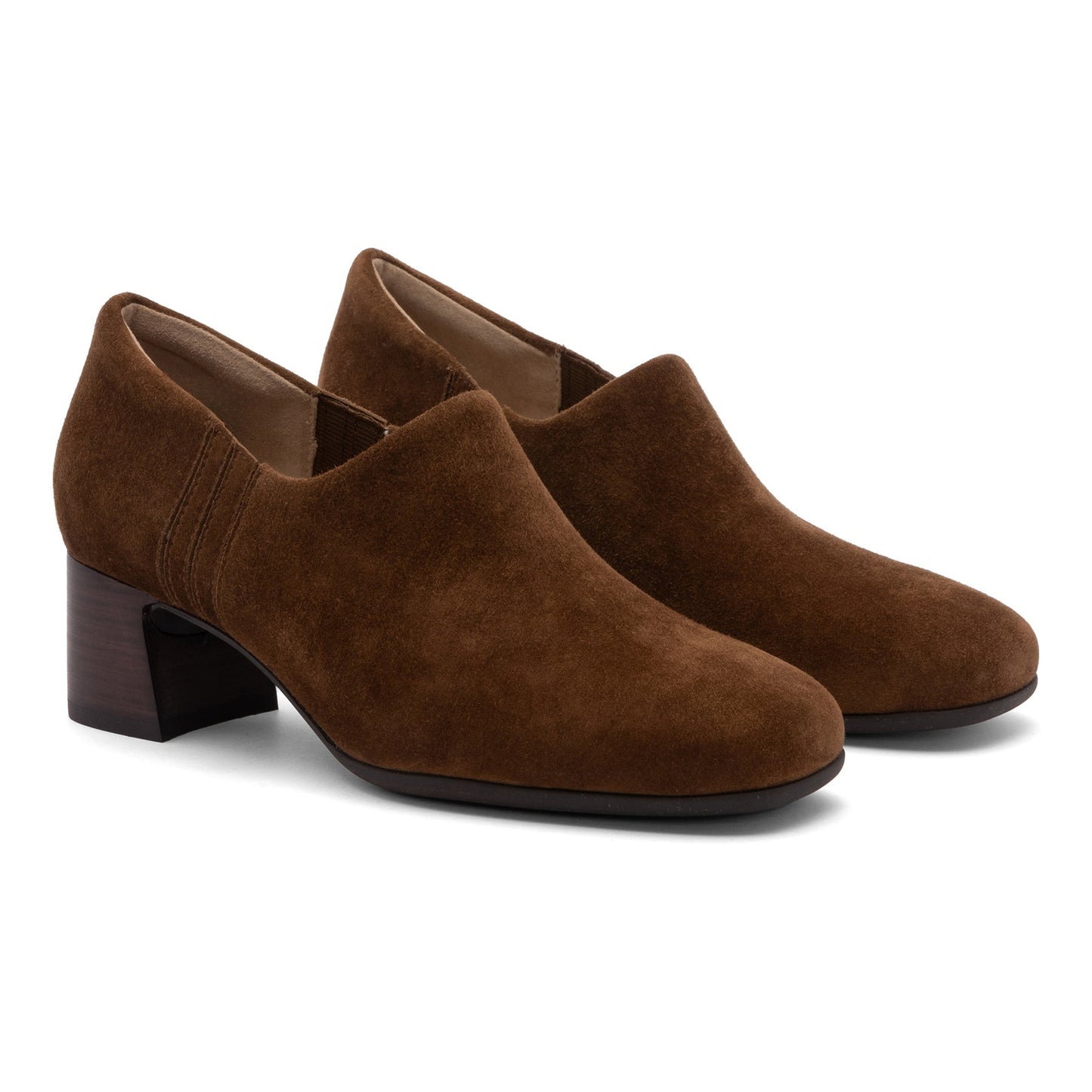 ABEO Footwear Avenue Slip On Metatarsal Caramel Suede
