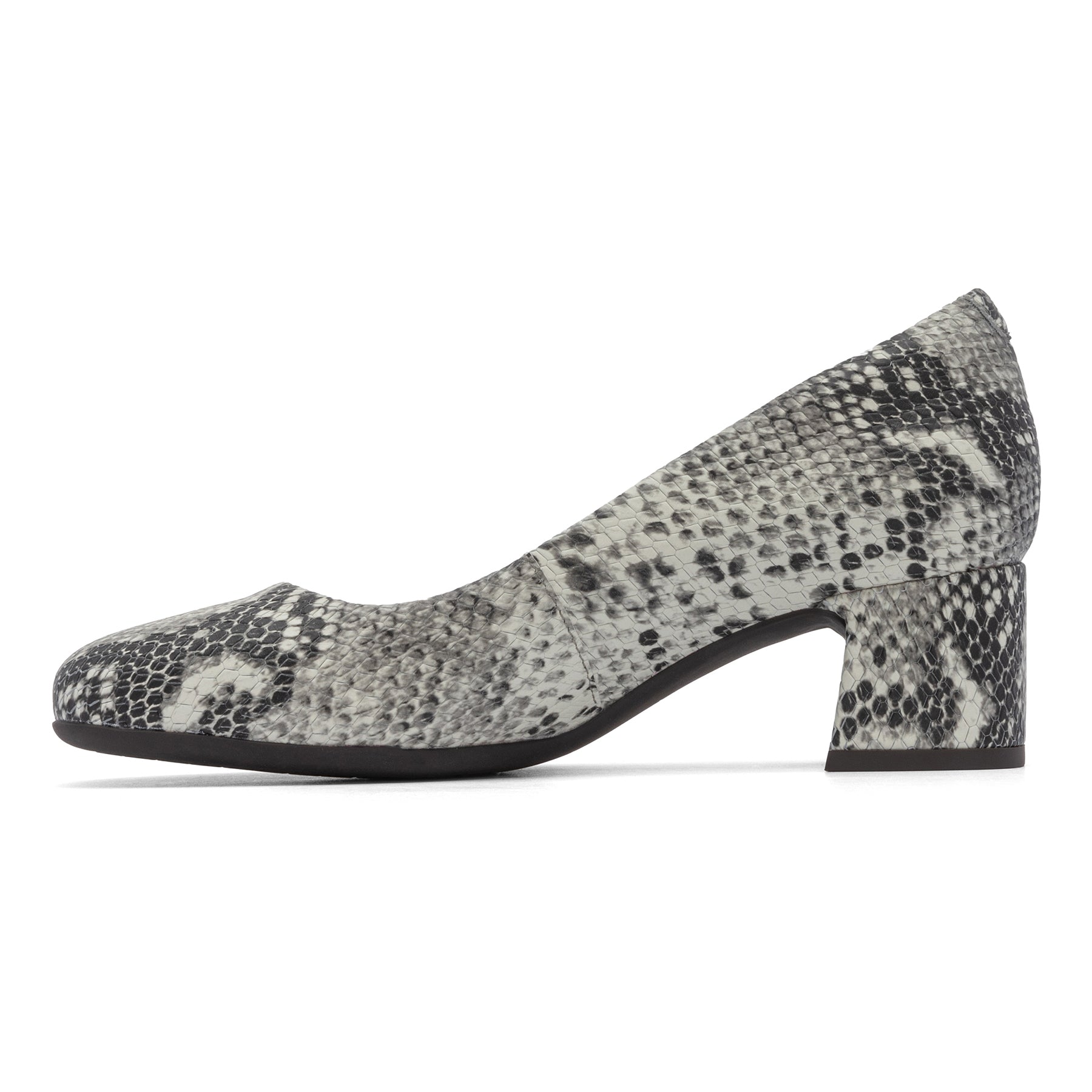 ABEO Footwear Avenue Pump Metatarsal White Snake