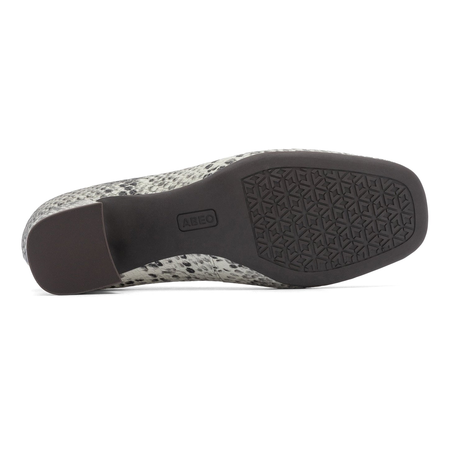 ABEO Footwear Avenue Pump Metatarsal White Snake