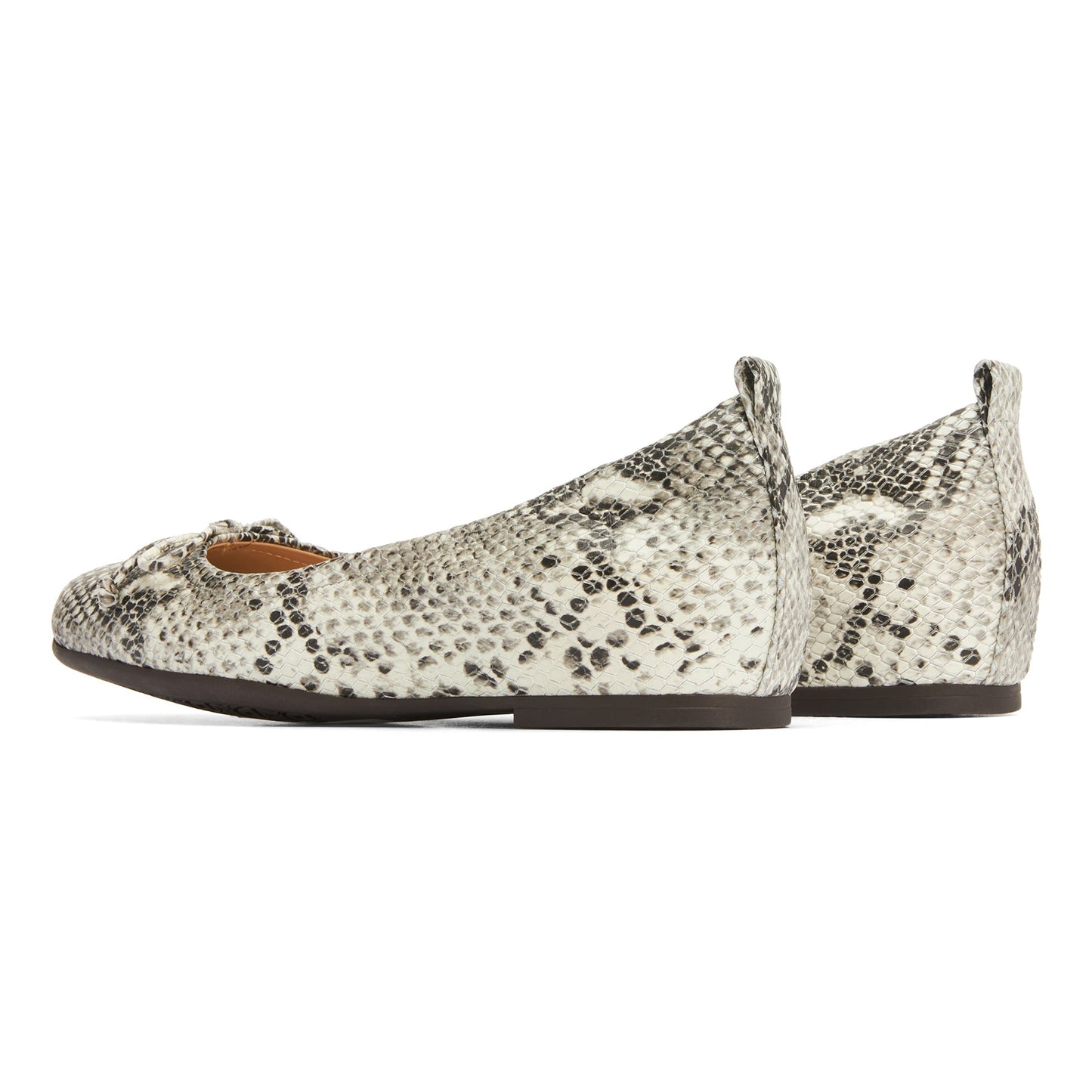 ABEO Footwear Cadence Bow Metatarsal Snake Print Leather