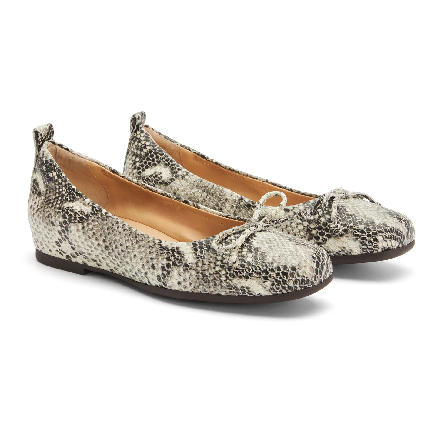 ABEO Footwear Cadence Bow Metatarsal Snake Print Leather